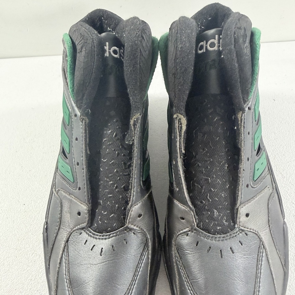 Vintage 1993 Adidas Streetball 2 Men's Basketball Shoes Black Green Size 9.5 - Picture 4 of 16